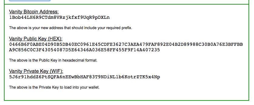 How To Create Custom Bitcoin Addre!   sses E G 1moon4cmwi Steemit - 